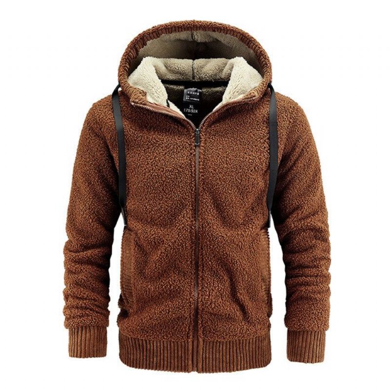 Heren Hoodies Cashmere Thicken Keep Casual Hoodie