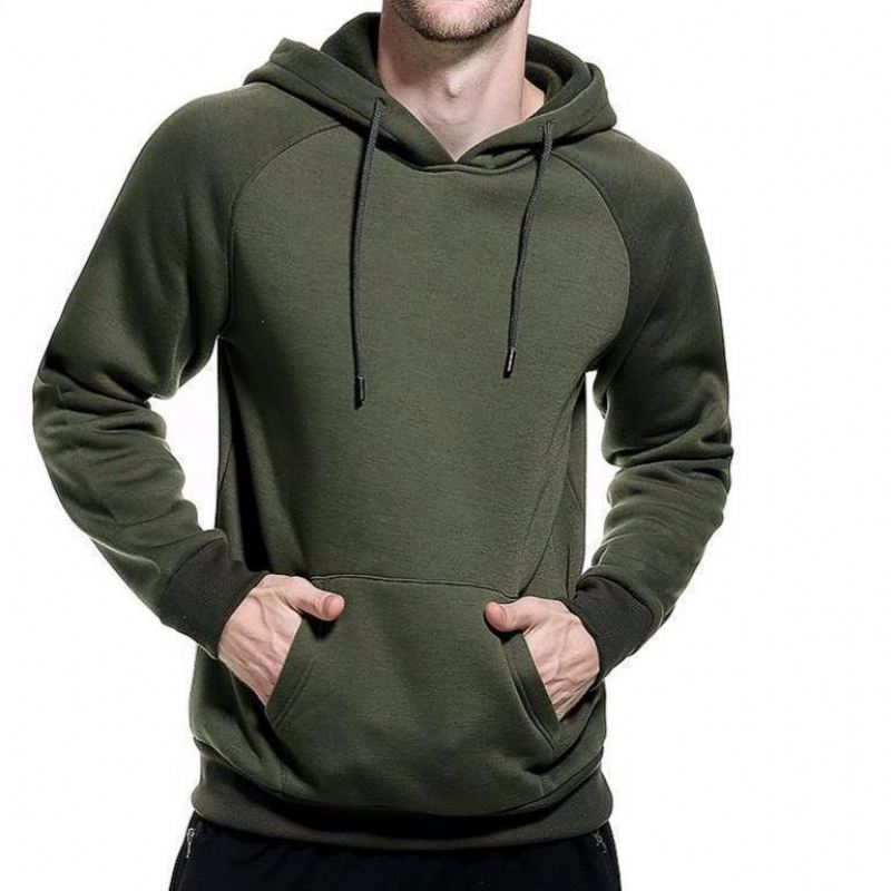 Heren Hoodies Casual Effen Hoodie