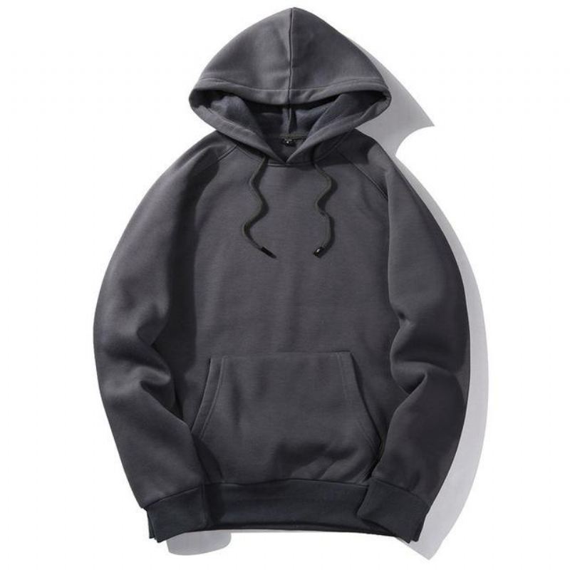 Heren Hoodies Casual Effen Hoodie