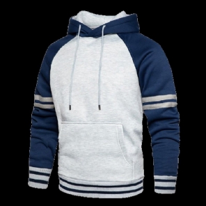 Heren Hoodies Dikke Pure Kleur Fluwelen Stoffen Hoodie