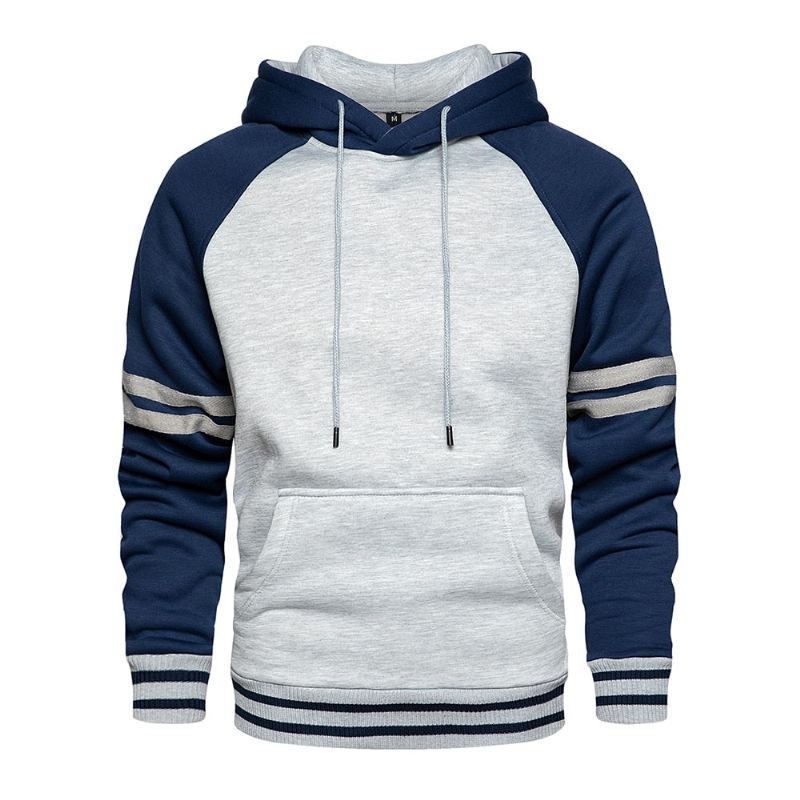 Heren Hoodies Dikke Pure Kleur Fluwelen Stoffen Hoodie