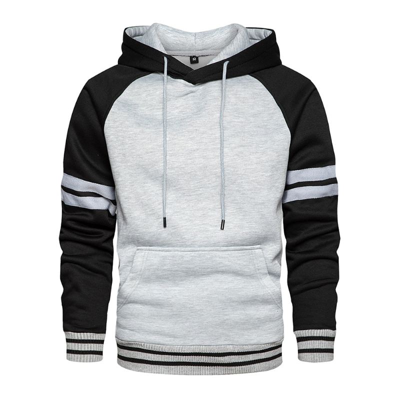 Heren Hoodies Dikke Pure Kleur Fluwelen Stoffen Hoodie