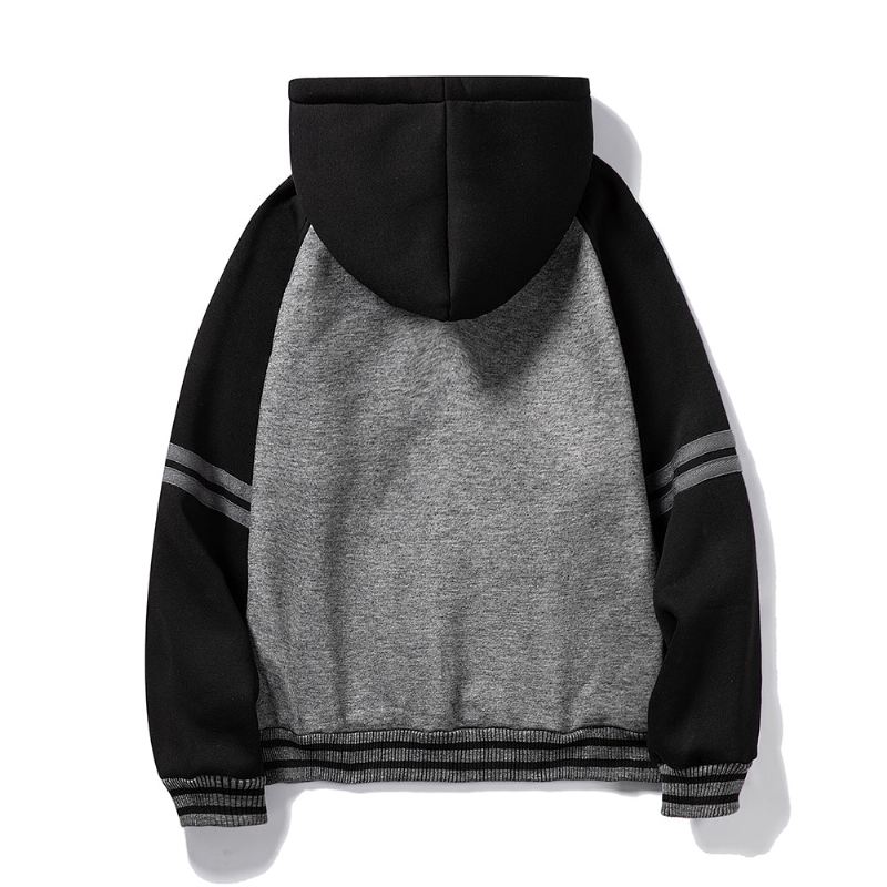 Heren Hoodies Dikke Pure Kleur Fluwelen Stoffen Hoodie