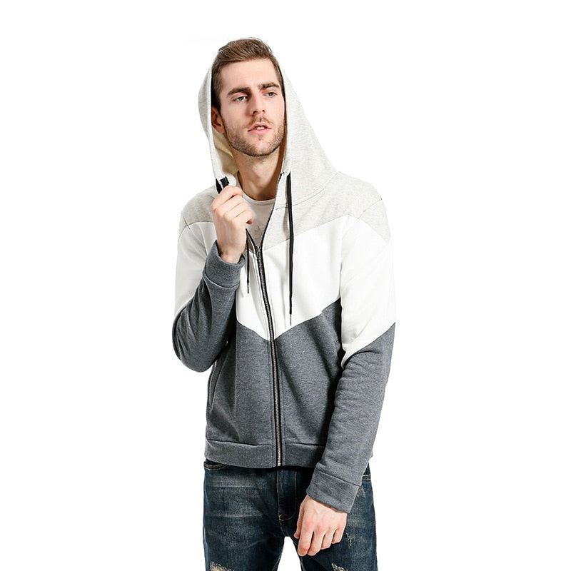 Heren Hoodies Fleece Hoodie Met Rits