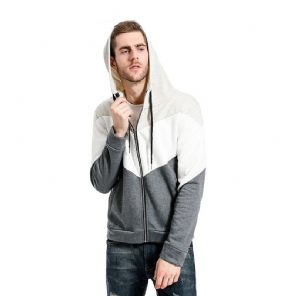 Heren Hoodies Fleece Hoodie Met Rits