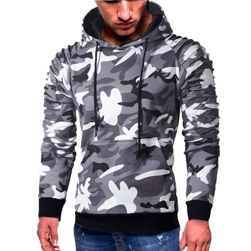 Heren Hoodies Hoodie Met Camouflageprint