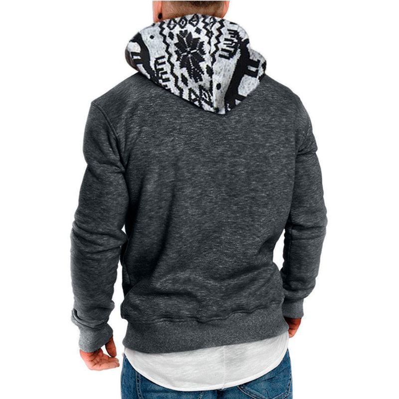 Heren Hoodies Kerst Casual Winter Hoodie