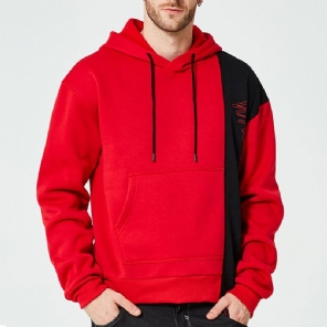 Heren Hoodies Losse Hoodie Met Stiksels