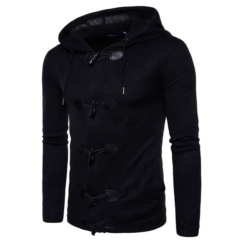 Heren Hoodies Mode Hoodie Met Dubbele Rij Knopen