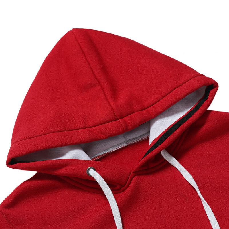 Heren Hoodies Patchwork Hoodie Met Lange Mouwen