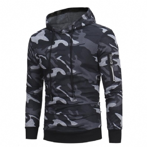 Hooded Camouflage Hoodies Heren Sweatshirt