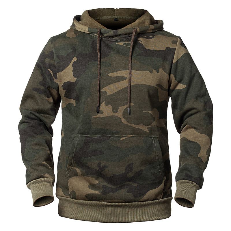 Hoodies Heren Camouflage Militaire Fleece Hoodie