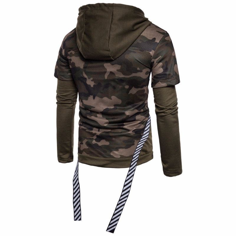 Hoodies Heren Camouflage Mode Tweedelige Hoodie