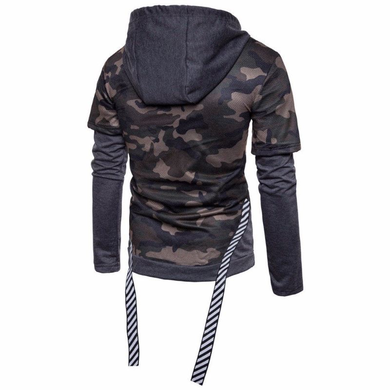 Hoodies Heren Camouflage Mode Tweedelige Hoodie