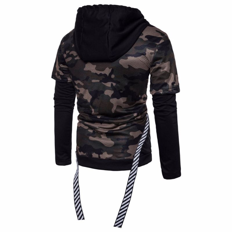 Hoodies Heren Camouflage Mode Tweedelige Hoodie