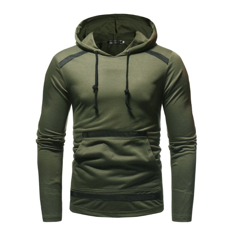 Hoodies Heren Hoodie Met Stiksels In De Herfst