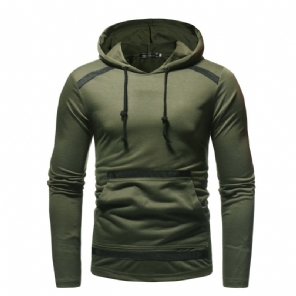 Hoodies Heren Hoodie Met Stiksels In De Herfst