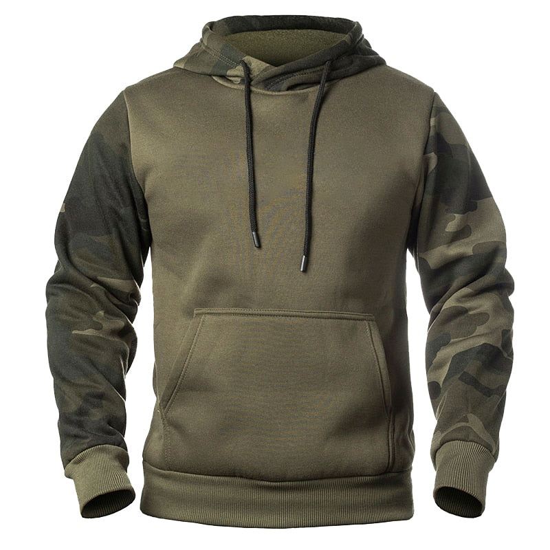 Hoodies Heren Leger Tactische Camouflage Fleece Hoodie