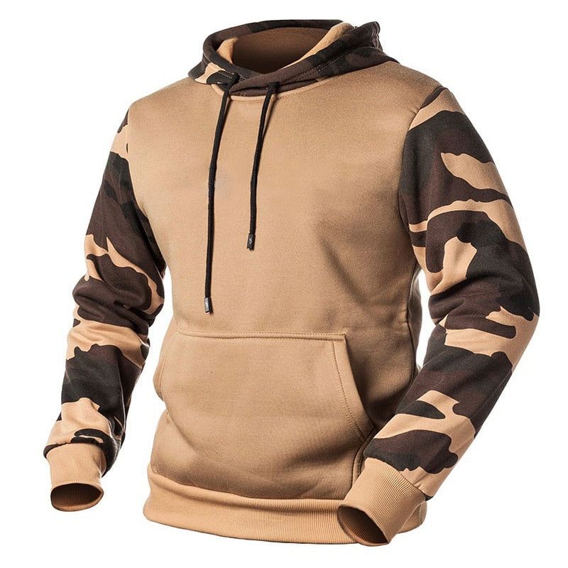 Hoodies Heren Leger Tactische Camouflage Fleece Hoodie