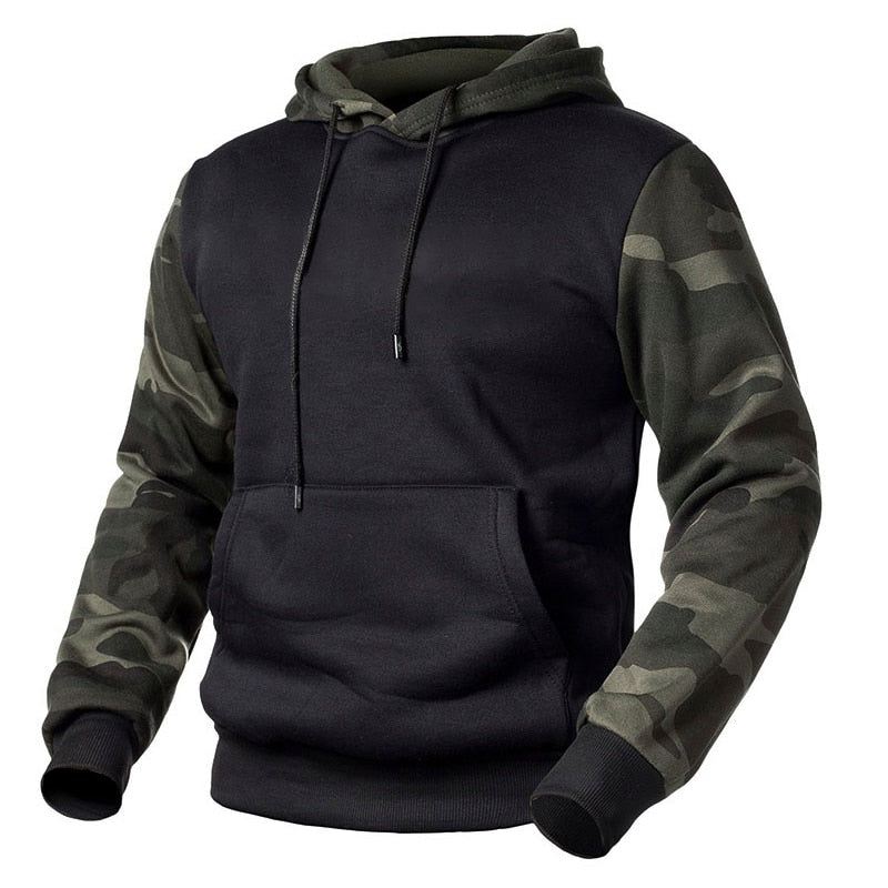 Hoodies Heren Leger Tactische Camouflage Fleece Hoodie