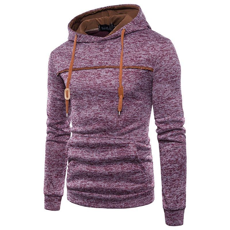 Hoodies Heren Mode Kleur Fleece Winter Hoodie