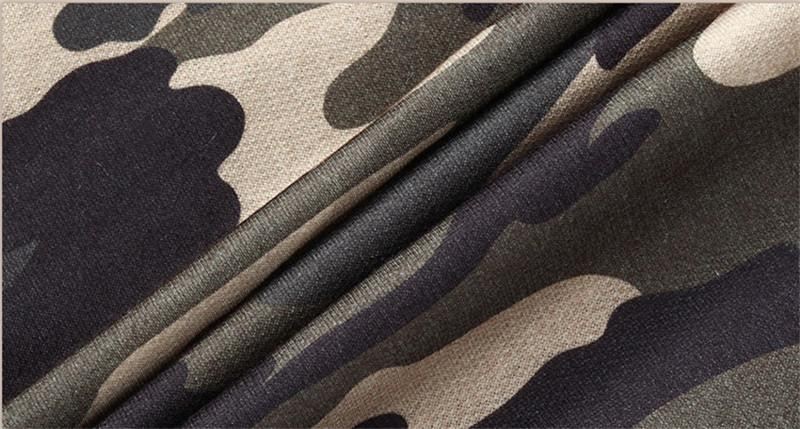 Hoodies Heren Winterjas Met Dikke Fleece En Camouflageprint