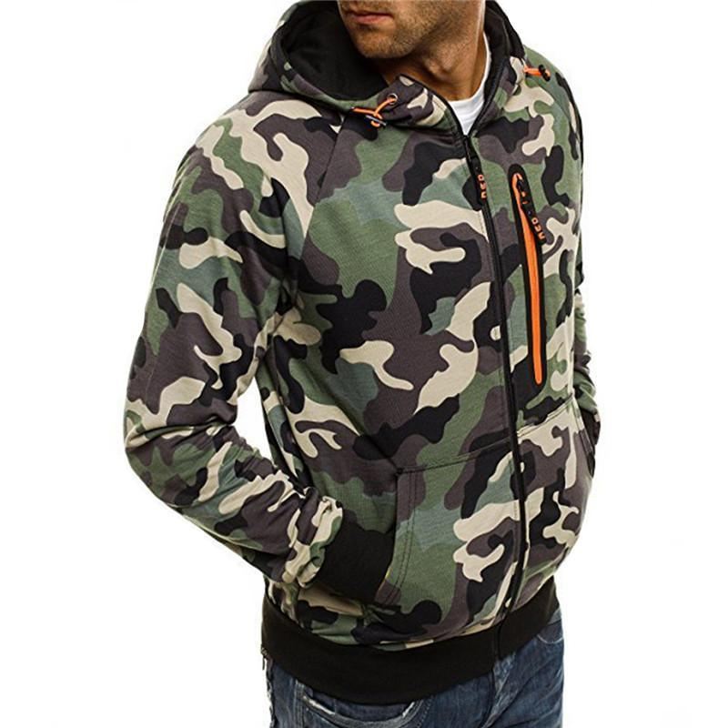 Winter Causale Camo Hoodies