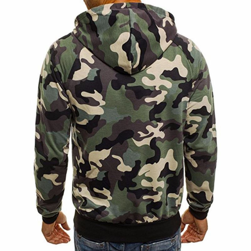 Winter Causale Camo Hoodies