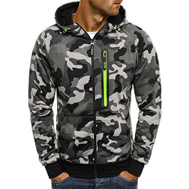 Winter Causale Camo Hoodies