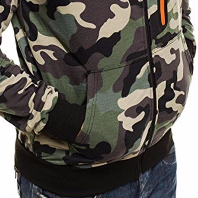 Winter Causale Camo Hoodies