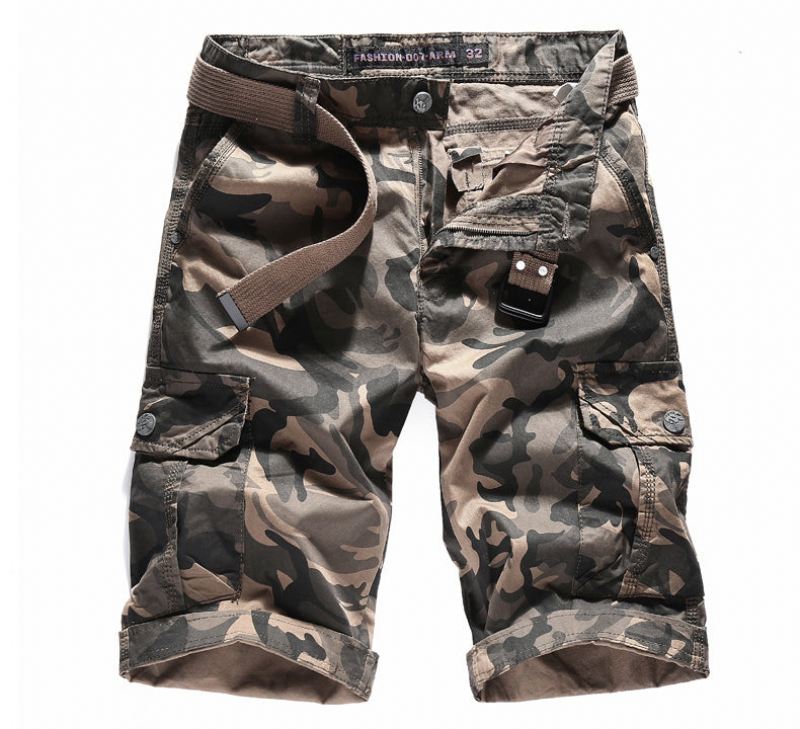 Camouflage Cargo-katoenen Short Korte Broeken Heren