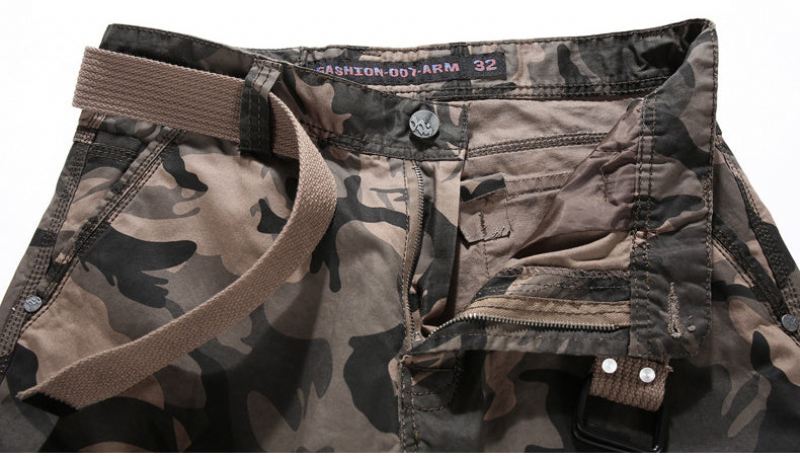 Camouflage Cargo-katoenen Short Korte Broeken Heren