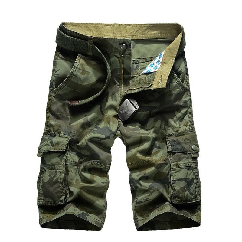 Camouflage Cargoshort Korte Broeken Heren