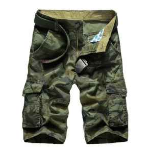 Cargoshort Met Camouflageprint Korte Broeken Heren