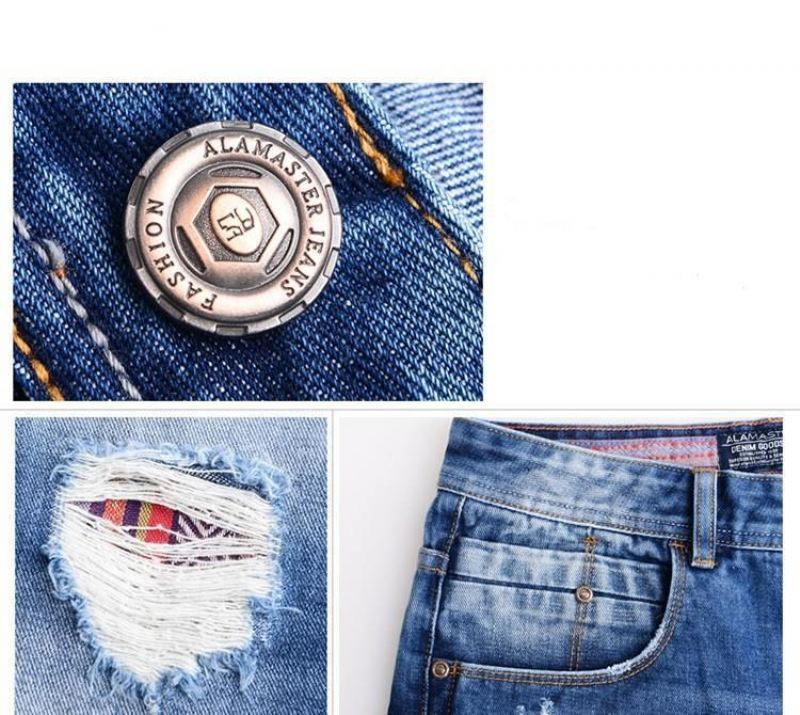 Casual Broeken Heren Jeans Kort Korte Broeken