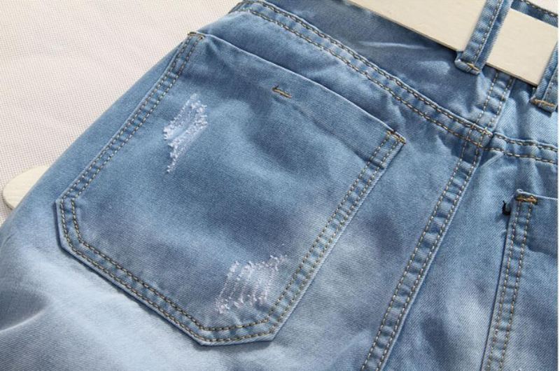 Denim Zomerjeans Shorts Heren