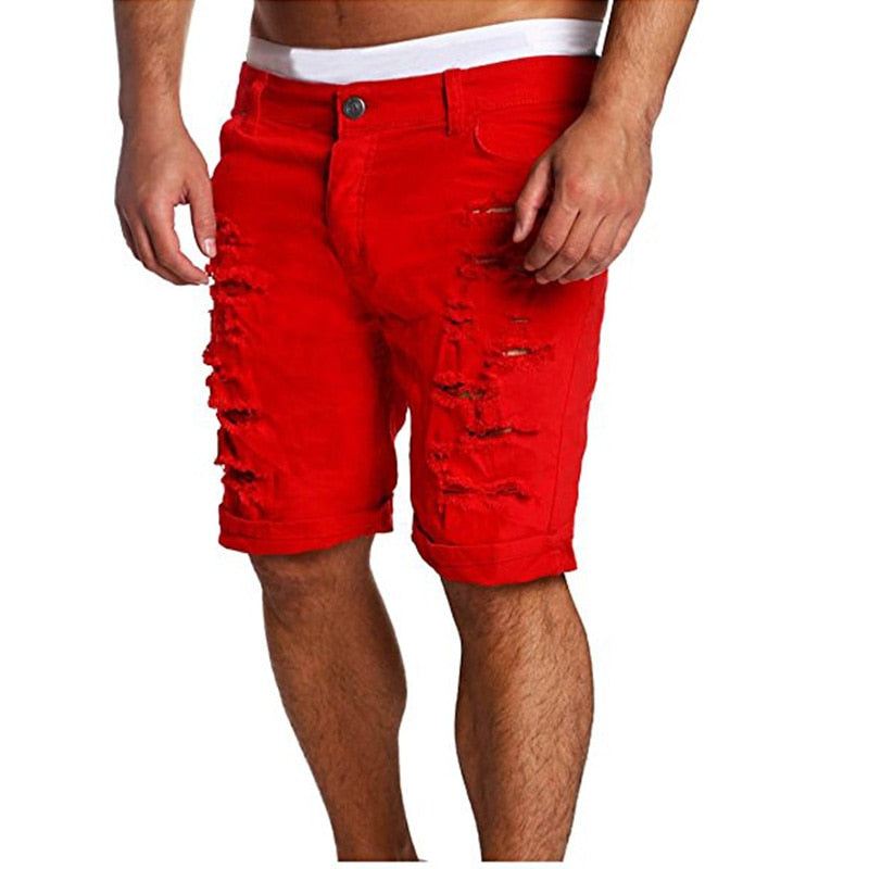 Gat Rits Fly Mid Taille Shorts Heren