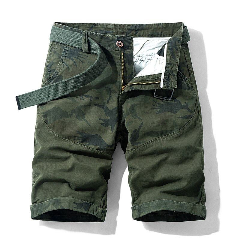 Half Camouflage Losse Cargoshort Korte Broeken Heren