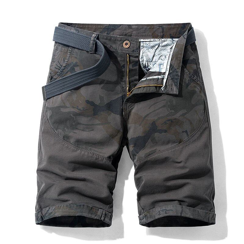 Half Camouflage Losse Cargoshort Korte Broeken Heren