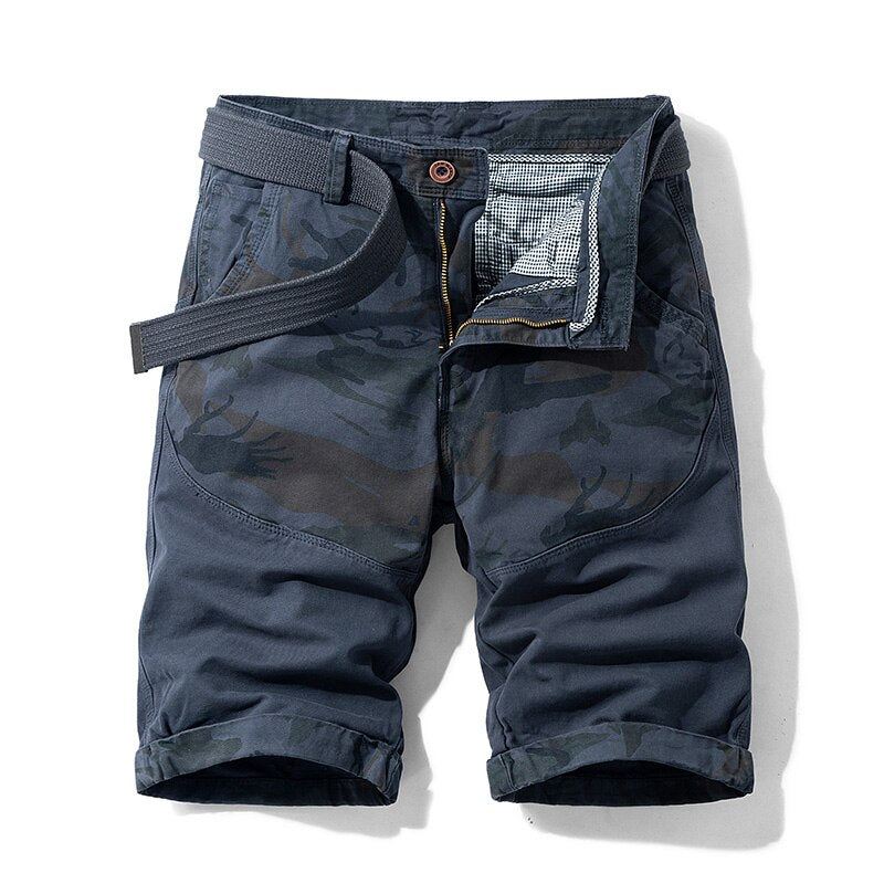 Half Camouflage Losse Cargoshort Korte Broeken Heren