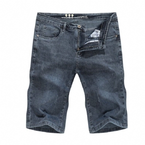 Heren Casual Comfortabele Zomerdenim Shorts