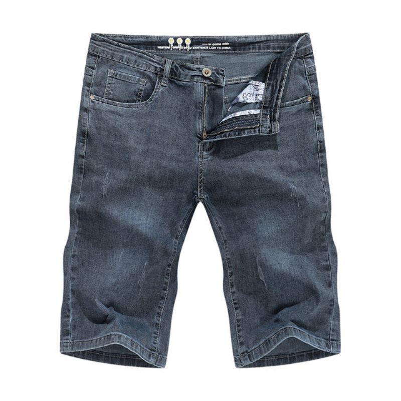 Heren Casual Comfortabele Zomerdenim Shorts