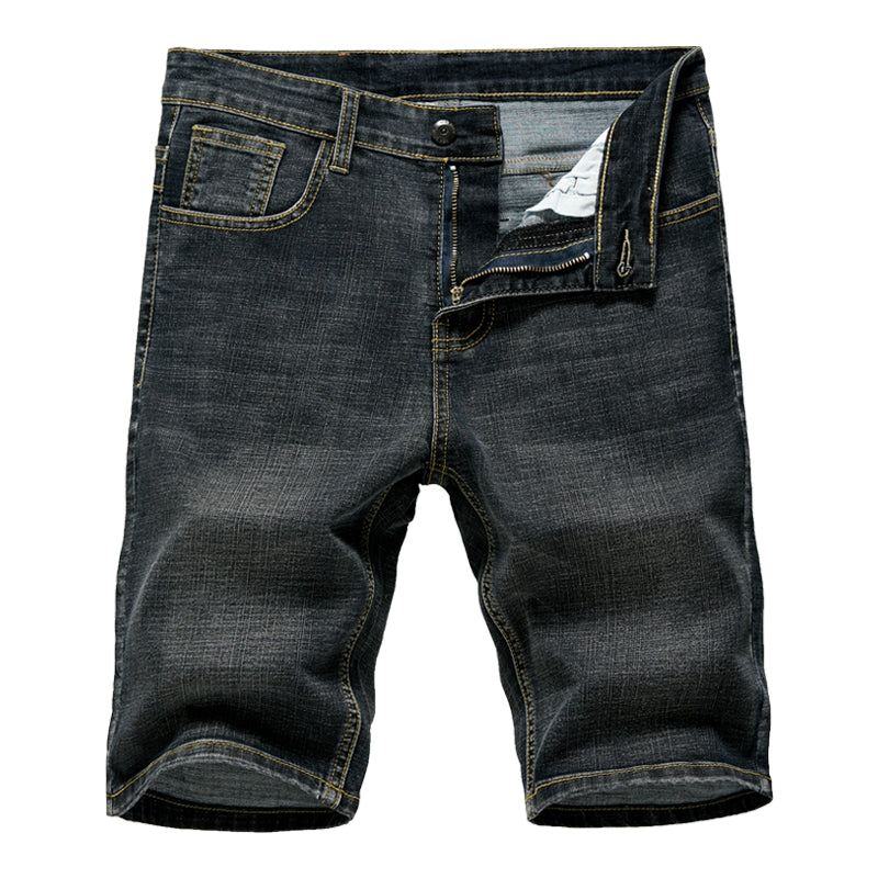 Heren Dunne Sectie Fashion Slim Business Jeans Shorts