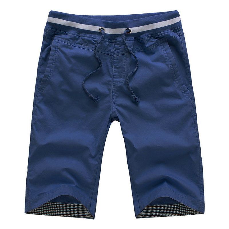 Heren Katoenen Knielange Shorts