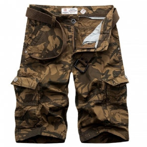 Heren Korte Broeken Camouflage Losse Cargoshort