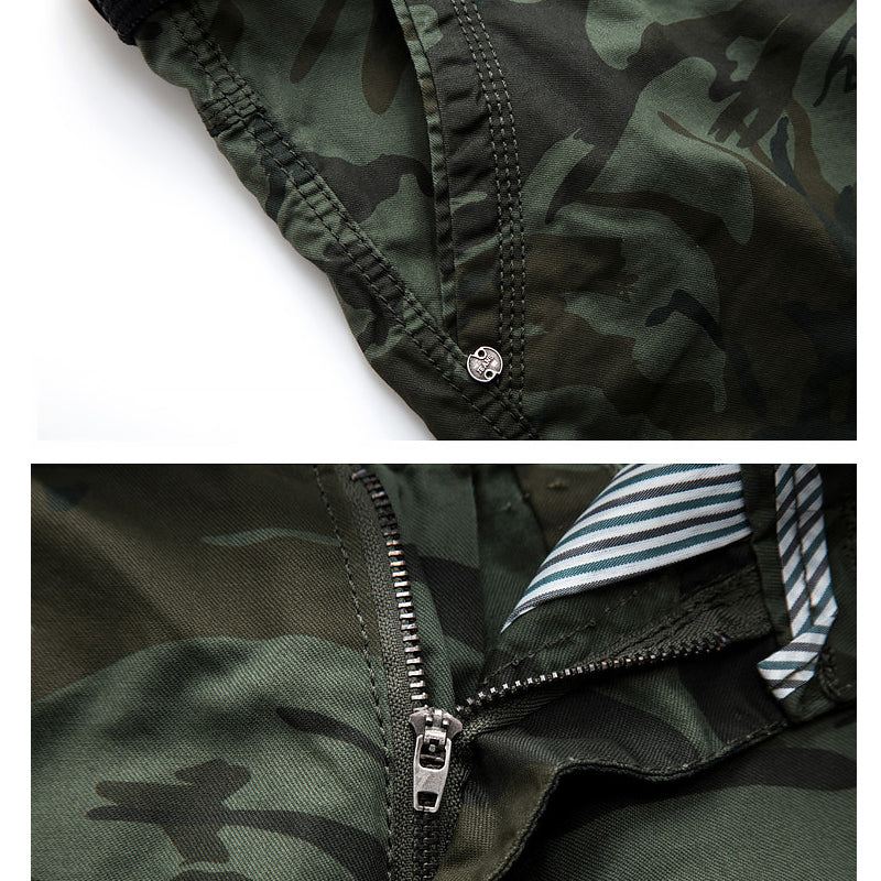 Heren Korte Broeken Camouflage Losse Cargoshort