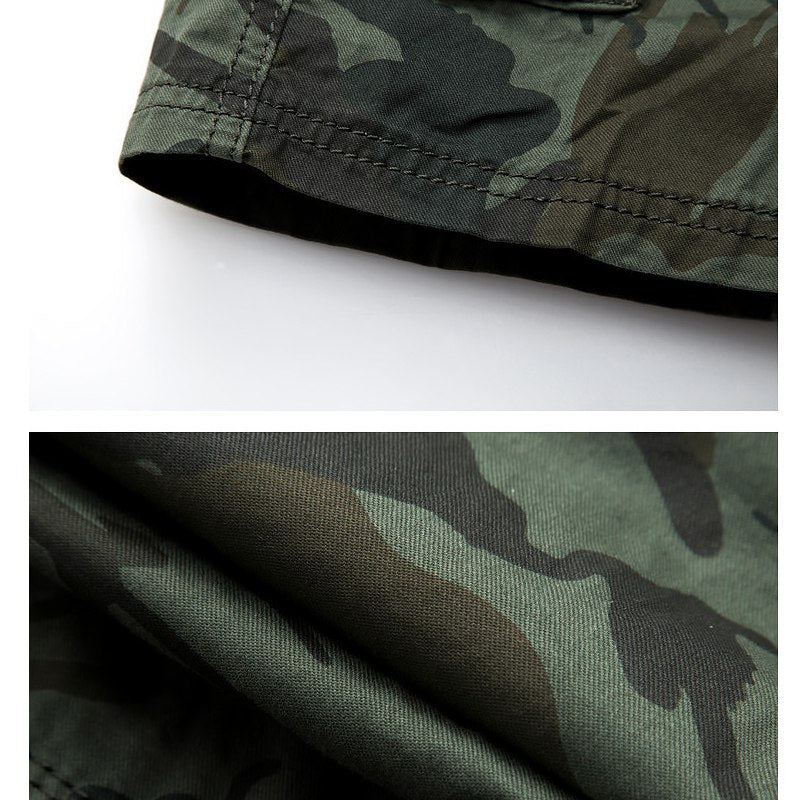 Heren Korte Broeken Camouflage Losse Cargoshort