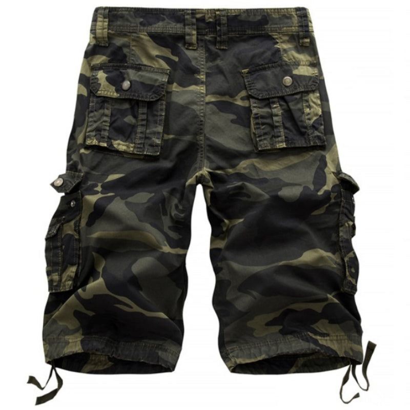 Heren Korte Broeken Cargoshort Met Militaire Camouflage