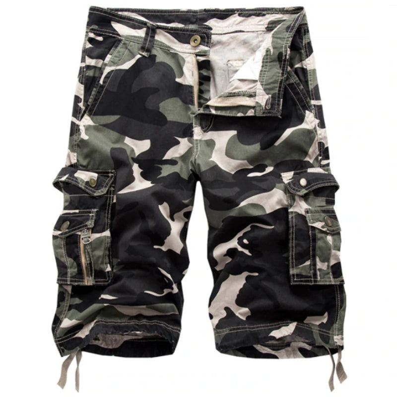 Heren Korte Broeken Cargoshort Met Militaire Camouflage