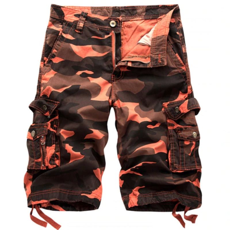 Heren Korte Broeken Cargoshort Met Militaire Camouflage